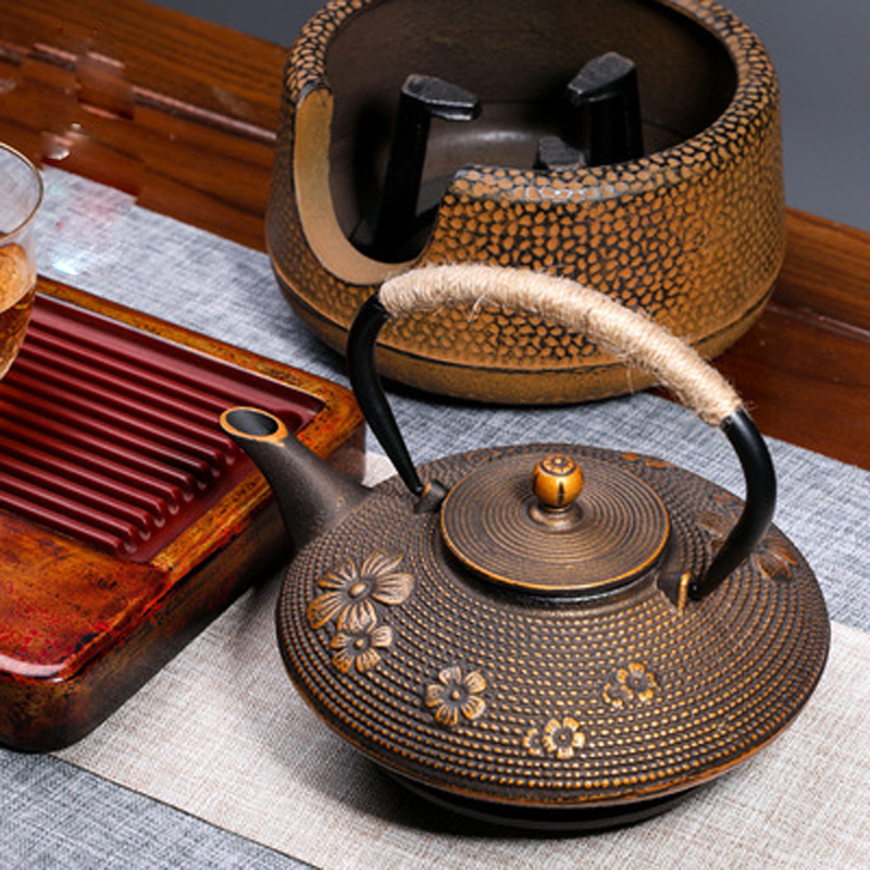 Cast Iron Teapot - غلاية شاي من أوراق الخيزران من