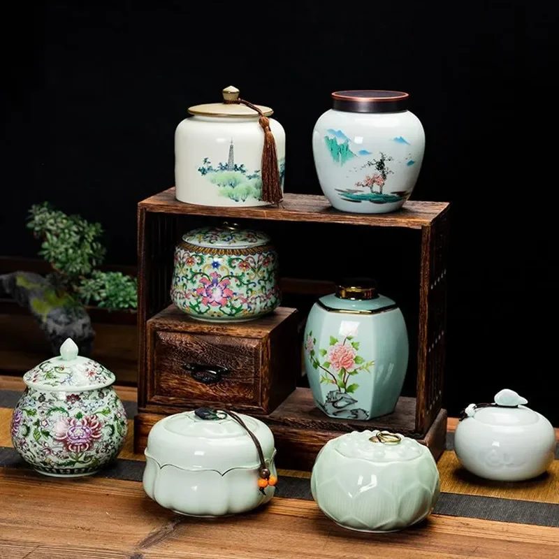 Coffee Tea In Chinese - علبة للشاي السائب، علبة بوير من