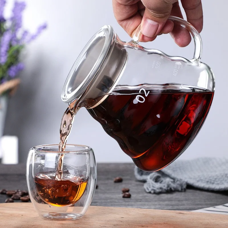 Coffee Tea Making Machine - قارورة قهوة يدوية مع أغطية ،