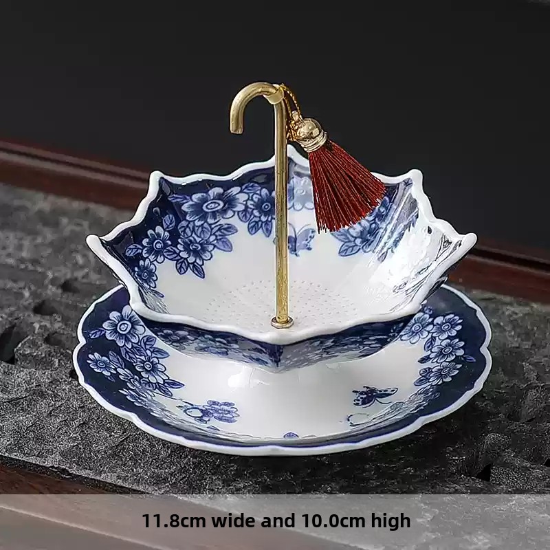 Coffee Tea In Chinese - مصفاة شاي سيراميك صينية على شكل