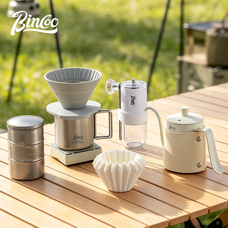فلتر قهوة محمول من BINCOO طراز - مراجعة Coffee Dripper V60 وسعره