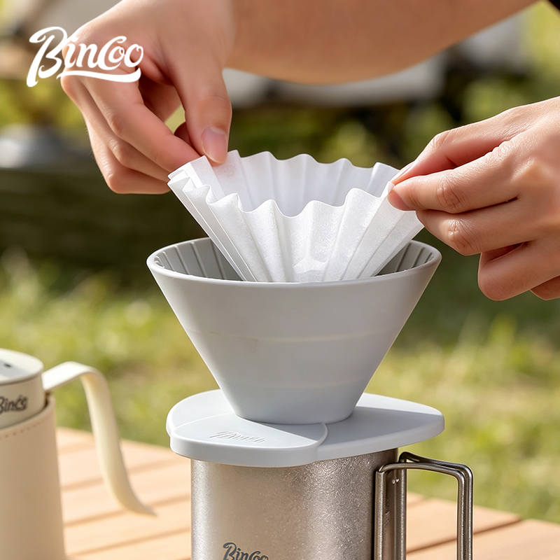 فلتر قهوة محمول من BINCOO طراز - مراجعة Coffee Dripper V60 وسعره