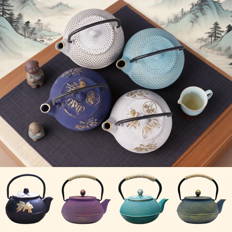 إبريق شاي من الحديد الزهر بتصم - مراجعة Cast Iron Teapot وسعره