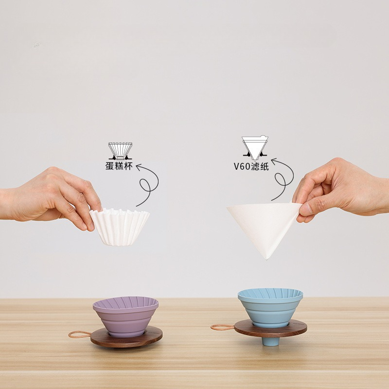 كوب فلتر قهوة من السيليكون قاب - مراجعة Coffee Dripper V60 وسعره