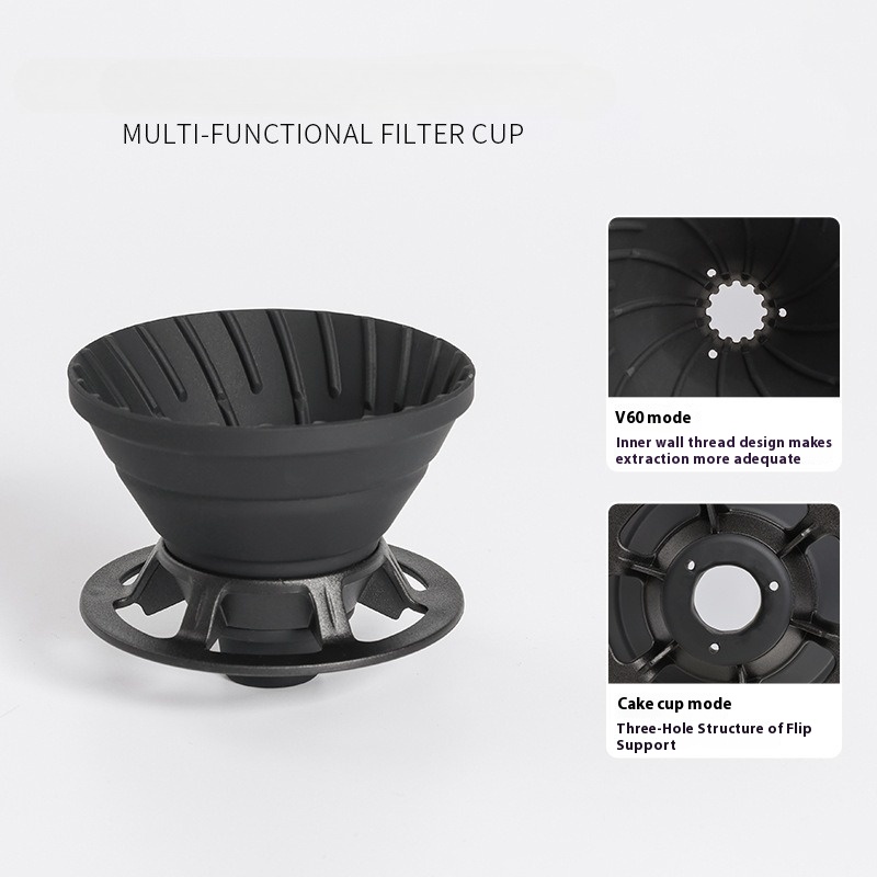 كوب فلتر قهوة من السيليكون قاب - مراجعة Coffee Dripper V60 وسعره