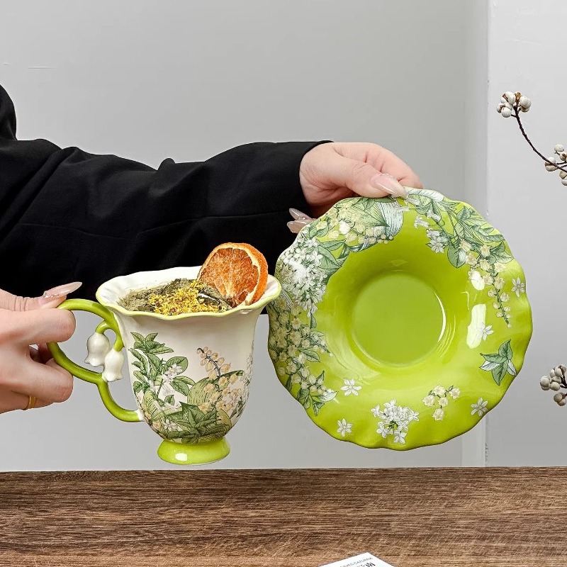 طقم شاي بعد الظهر بتصميم زهرة  - مراجعة Coffee Tea Sugar Set وسعره