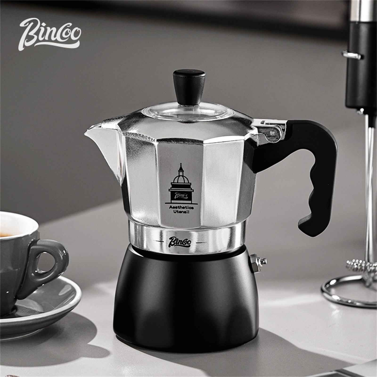 وعاء موكا ذو صمام مزدوج من BIN - مراجعة Coffee Tea Making Machine وسعره