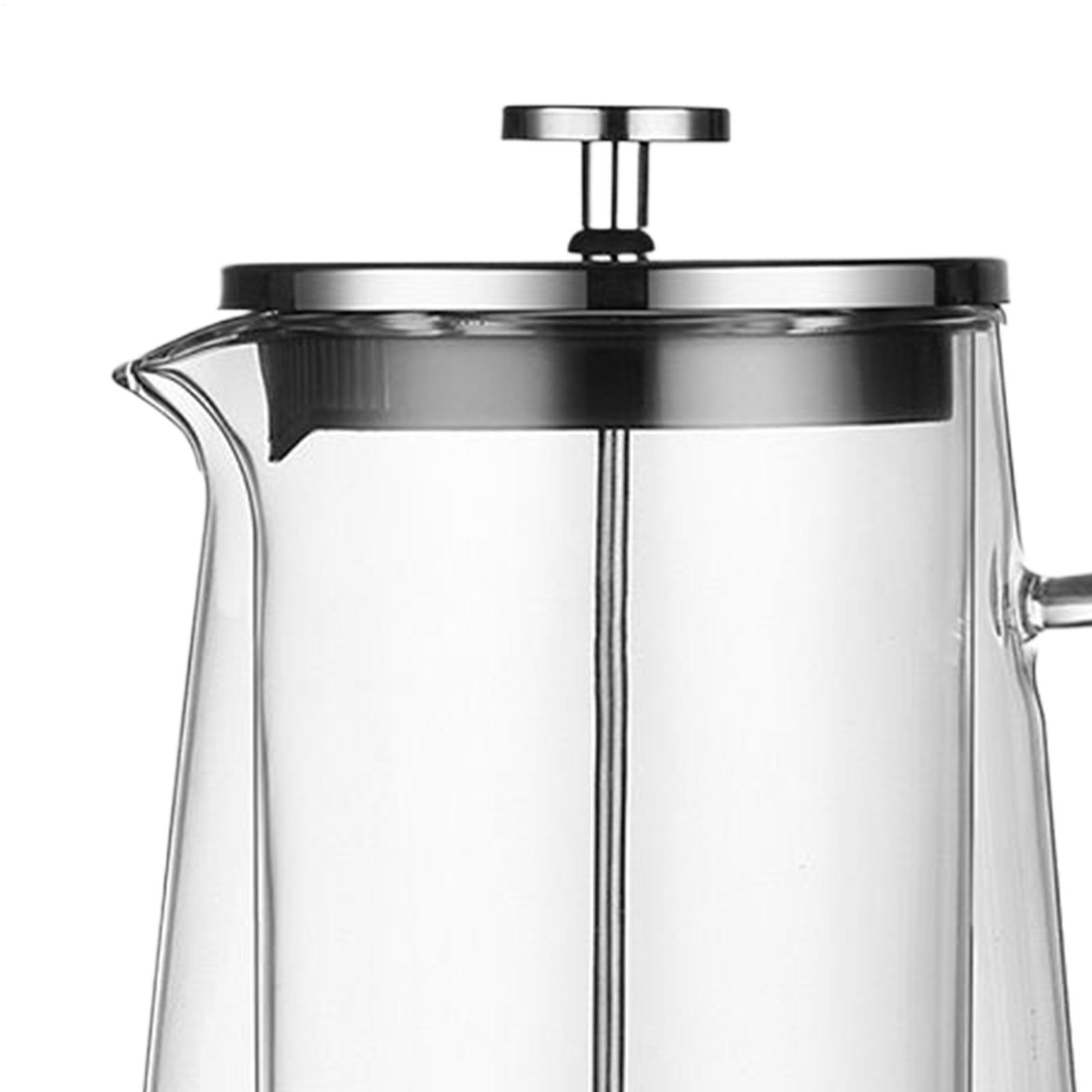 مكابس قهوة زجاجية من الفولاذ ا - مراجعة French Press Glass وسعره