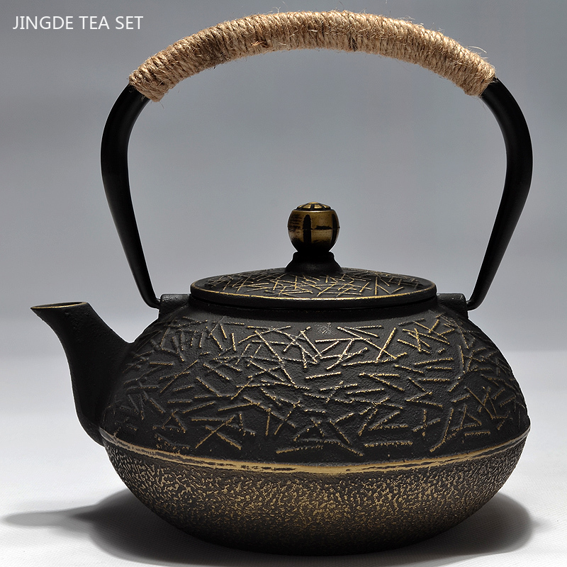 900 مللي مخصصة الحديد الزهر ال - مراجعة Cast Iron Teapot وسعره