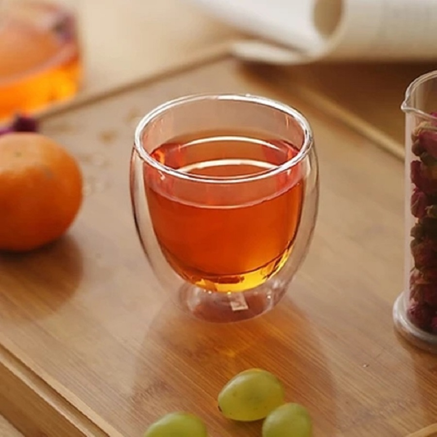 أكواب قهوة زجاجية مزدوجة الجدا - مراجعة Coffee Tea Sugar Set وسعره