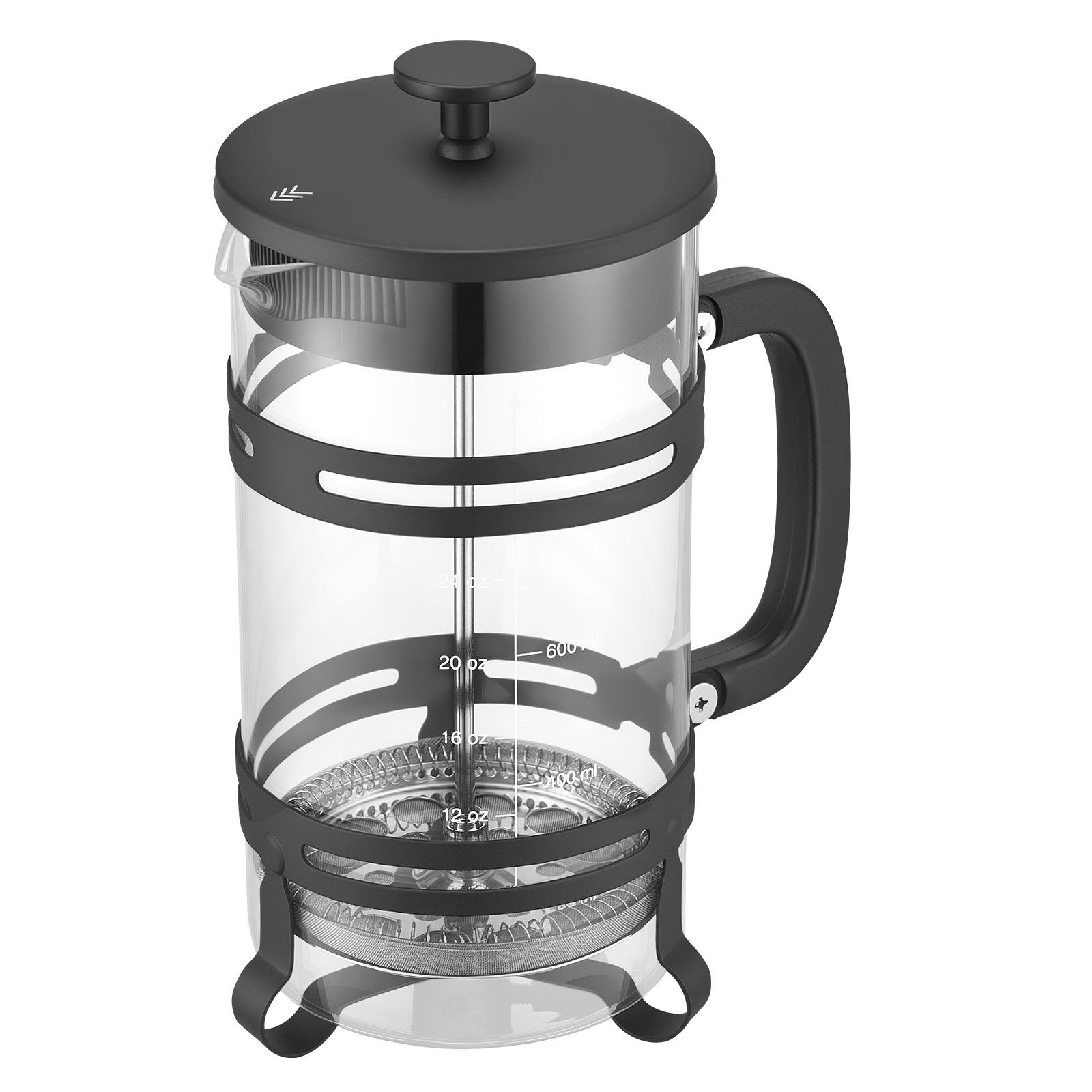 ماكينة تحضير القهوة الفرنسية،  - مراجعة French Press Glass وسعره