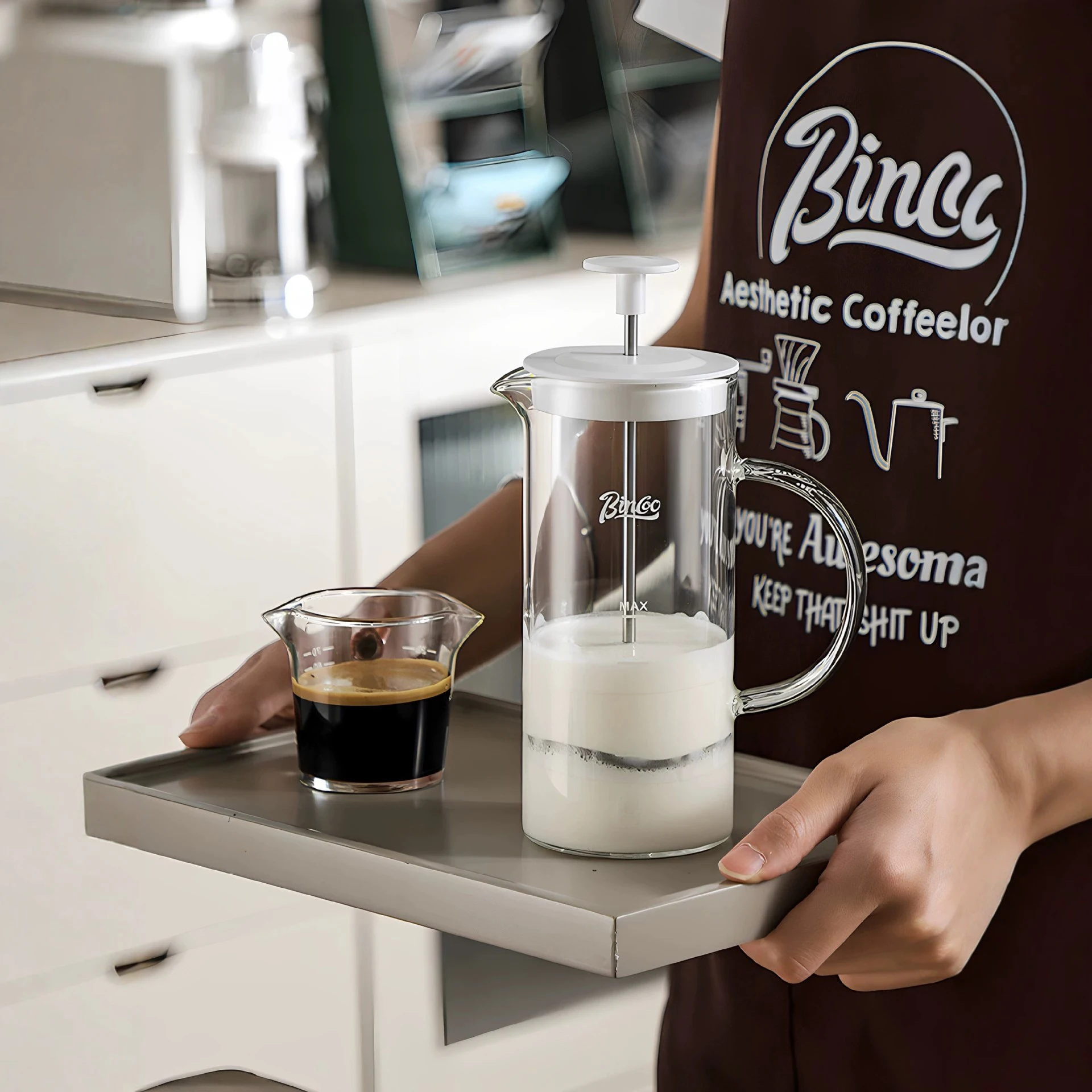 إبريق قهوة فرنسي زجاجي سعة 550 - مراجعة French Press Glass وسعره