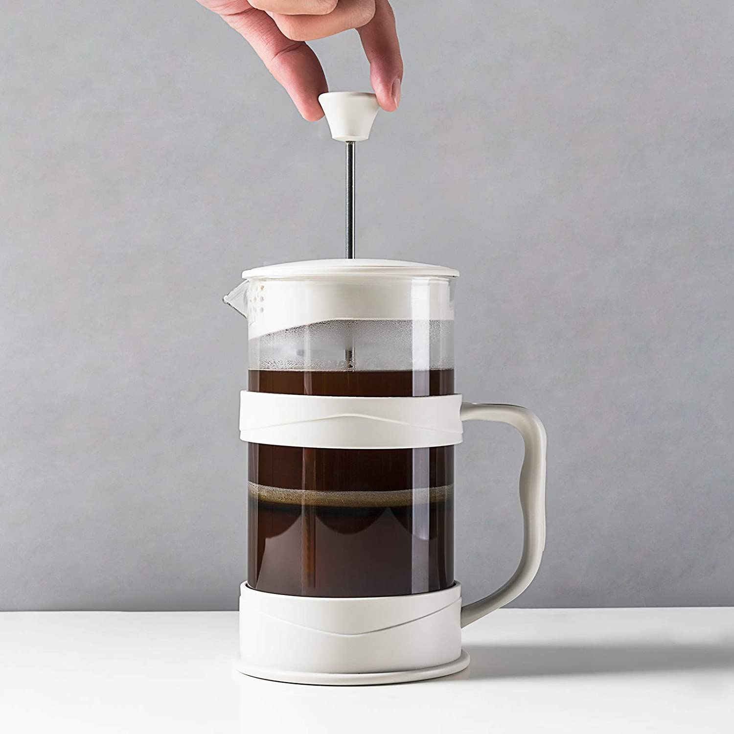 ماكينة تحضير القهوة الفرنسية م - مراجعة French Press Glass وسعره