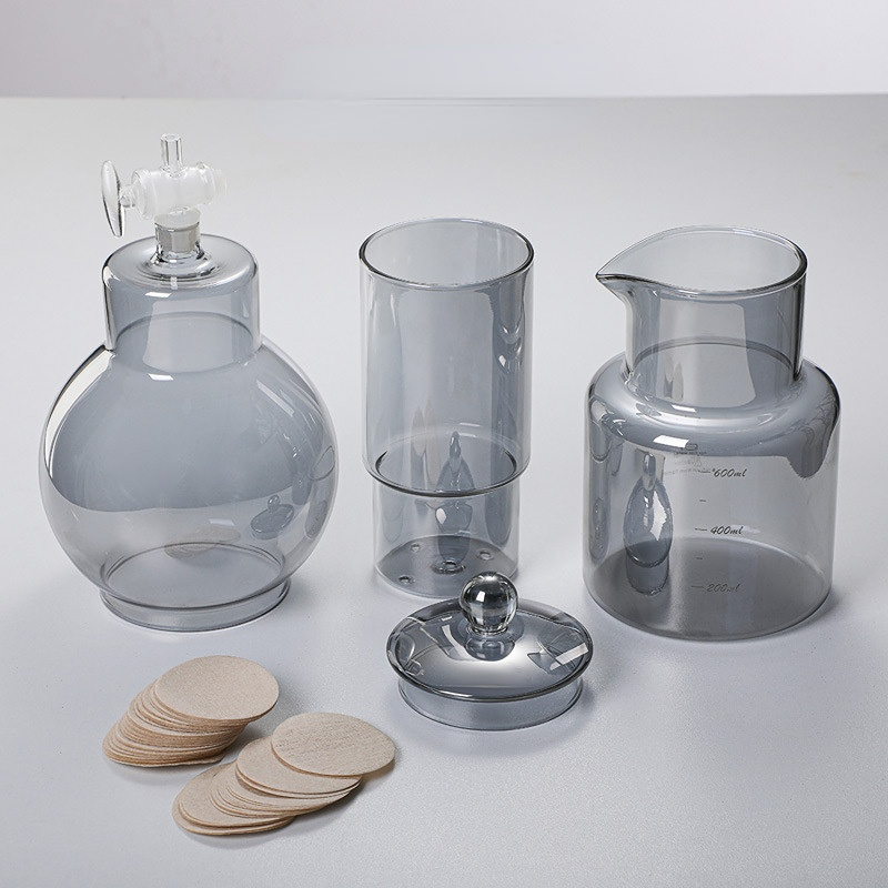 طقم إبريق قهوة المشروب البارد  - مراجعة French Press Glass وسعره