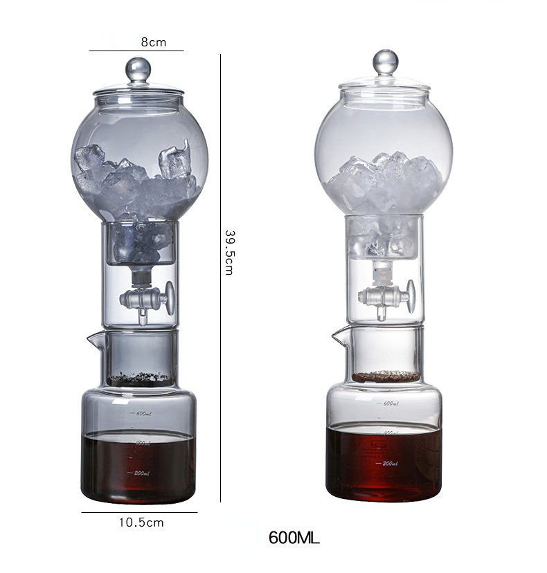 طقم إبريق قهوة المشروب البارد  - مراجعة French Press Glass وسعره