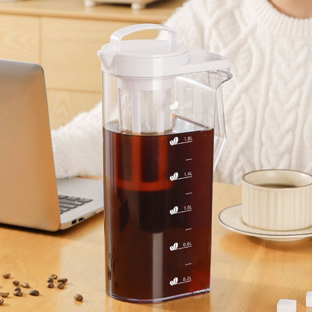 إبريق قهوة باردة كبير السعة مح - مراجعة French Press Glass وسعره